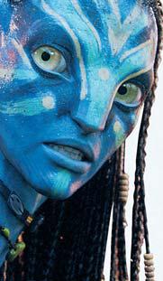 Zoe Saldana es Neytiri en “Avatar.”
